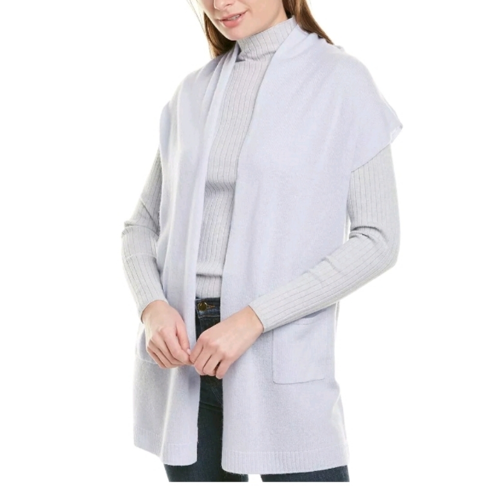 Tyler Boe Open Cashmere Sweater Vest